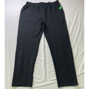 NWT dip Mens Active Pants Straight Leg Elastic Waist Black Size XL